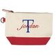 Nantucket Cosmetic Bag with Red Trim Image 2 of 2